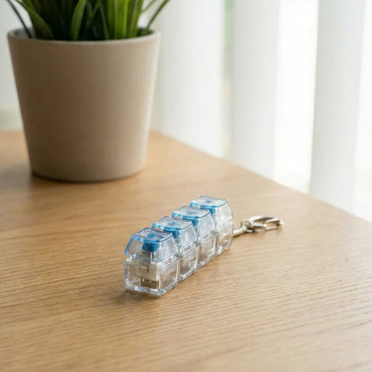 Mechanical Keyboard Keychain – Clicky Fidget Gadget