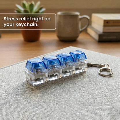 Mechanical Keyboard Keychain – Clicky Fidget Gadget