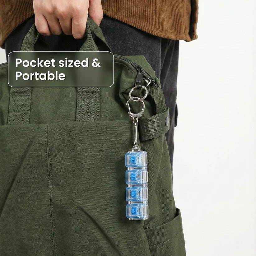 Mechanical Keyboard Keychain – Clicky Fidget Gadget
